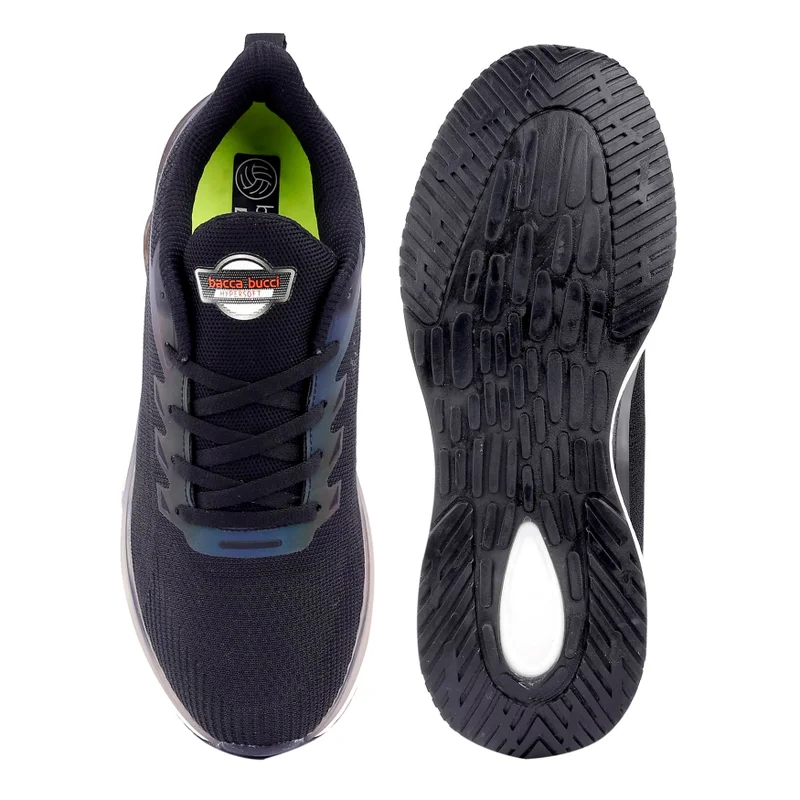 Bacca Bucci Black Hypersoft Series Running Shoes for Men | Best Price UAE
